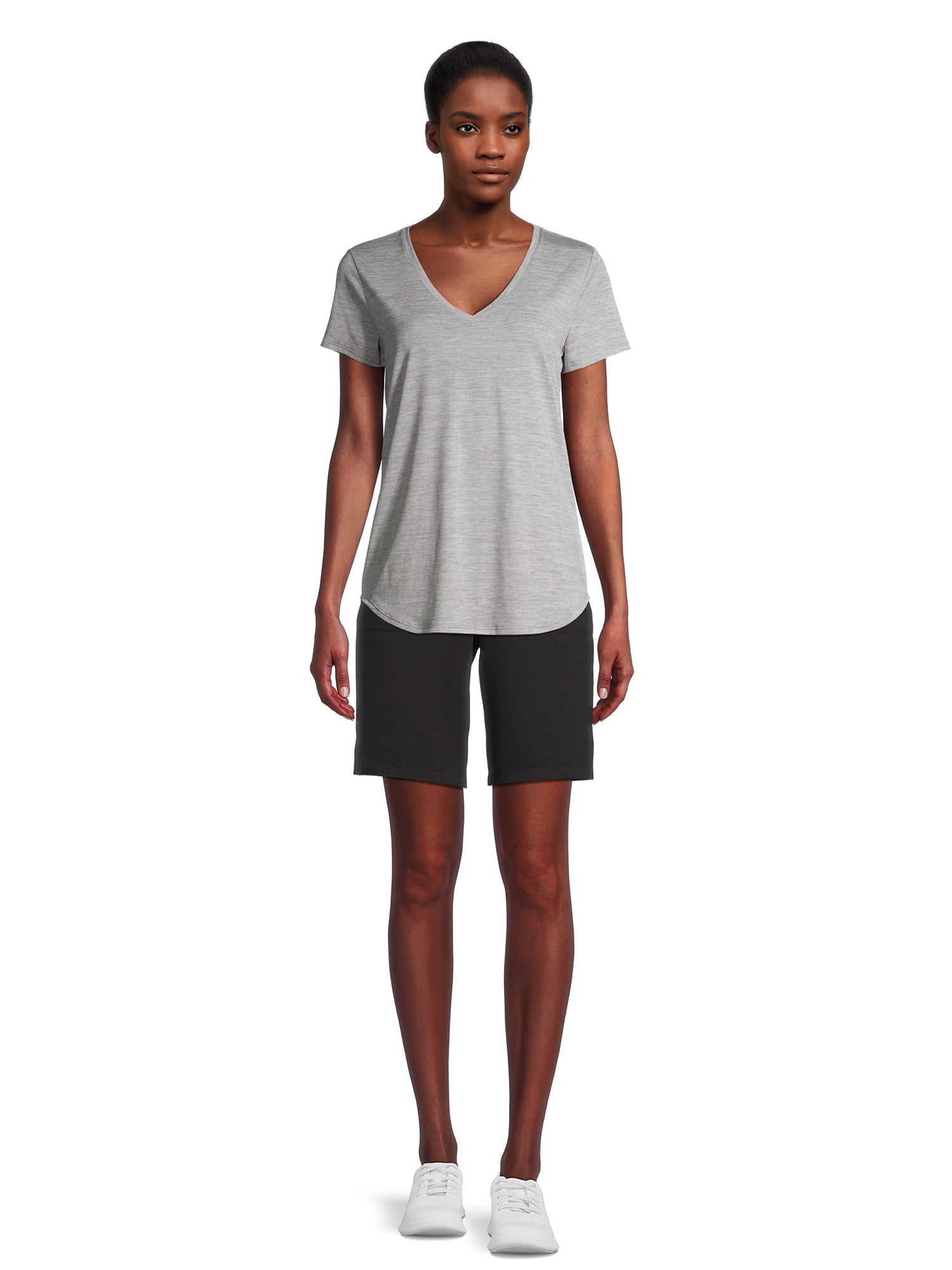 Women's French Terry Cloth Bermuda Shorts, Sizes XS-4X