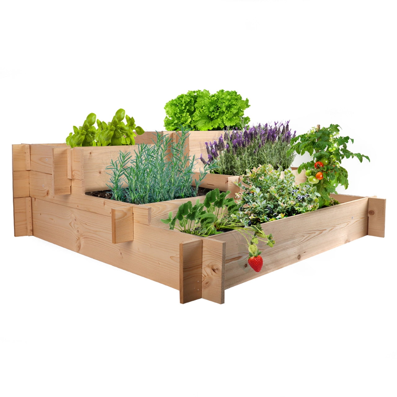 3 Tier Raised Garden Bed 36x36x14
