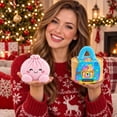 thumbnail image 5 of Dumpling Squishies Plush Stuffed for Family, Ultra Soft & Huggable Fabric, Ideal Gift for Famliy,5.9“-P, 5 of 9