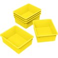 thumbnail image 1 of Storex Deep Storage Tray, Letter Size, 10 x 13 x 5 Inches, Yellow, 5-Pack, 1 of 1