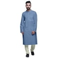 thumbnail image 2 of Atasi Printed Summer Kurta For Men Party Wear Casual Kurtas Ethnic Clothing, 2 of 7