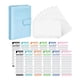 thumbnail image 1 of Methold PU Leather Notebook Binder Clear Binder Budget Envelope  Pockets cartulina Azul, 1 of 1