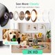 thumbnail image 4 of Cámara de Seguridad YOTON 2K 360° Wi‑Fi (4 unidades), 4 of 9