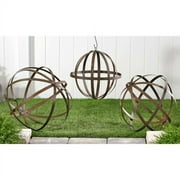 Giftcraft 3 Piece Ball Decorations Gothic Trellis Set