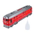 thumbnail image 4 of lionlar Electric Model Trains Diecast Pull Back Toy Train Engine Sounds and Lights Retro Red, 4 of 9