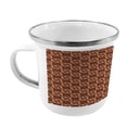 thumbnail image 2 of Modern Steel Camping Mug, Retro 60s 70s Vintage Geometrical Rounds Triangles Pattern Art Image, Printed Thermal Cup for Camping and Outdoor Activities, by Ambesonne, 2 of 2