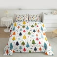 thumbnail image 2 of Castle Fairy Kids Christmas Tree 2pcs Bedding Comforter Set,Polka Dots Twin Comforter Sets,Festival Xmas Breathable Bedding Set,Super Cozy Room Decor, 2 of 8