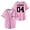 Pink, variant on ENHYPEN JUNGWON Merch V-Neck Shirts Baseball Jersey Shirt Women Men Fashion Casual Short Sleeve