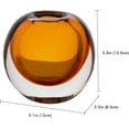 thumbnail image 4 of ELEMNTS Amber Glass Vase, DIY Empty Reed Diffuser Bottle for Essential Oils, 200mL, Aromatherapy, Modern Home Decor, AV1533, 4 of 4