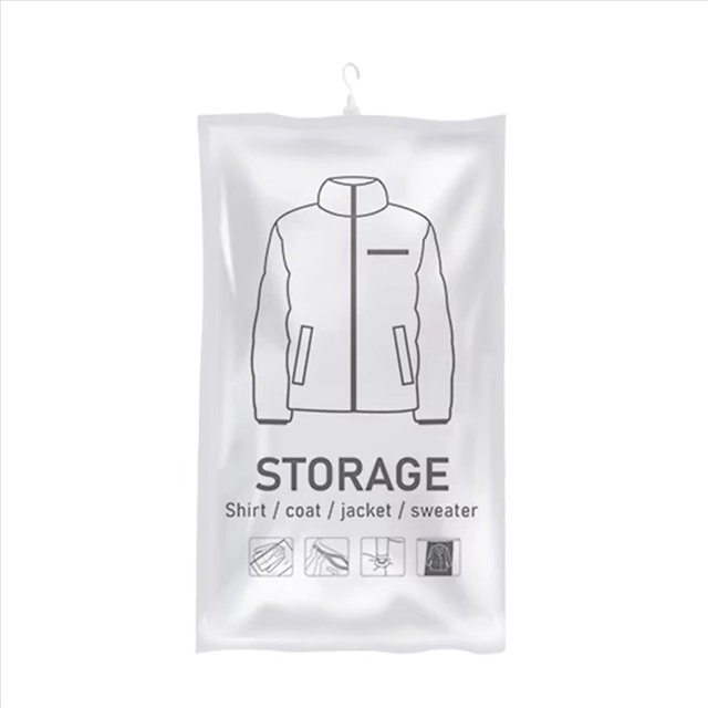 Bolsas de Almacenamiento Al Vacío Colgantes, Bolsas Ahorradoras de Espacio Colgantes, Bolsas de Almacenamiento Colgantes para Ropa, Trajes, Vestidos y Chaquetas.S