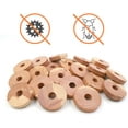 thumbnail image 3 of Cedar Fresh Red Cedar Wood Rings for Hangers | Set of 24, 3 of 4