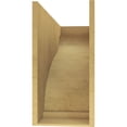 thumbnail image 4 of 12"W x 36"D x 24"H Classic Helena Rough Cedar Woodgrain TimberThane Corbel, Primed Tan, 4 of 6