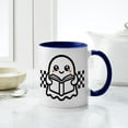 thumbnail image 6 of CafePress - Halloween Ghost Reading School - 11 oz Ceramic Mug - Novelty Coffee Tea Cup, 6 of 6