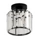 thumbnail image 1 of Lámpara Techo Cristal Con 3 Bombillas LED Casquillo E27 para Pasillo, 1 of 9