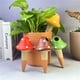 thumbnail image 3 of Yuarrent Bolas de riego en forma de hongo para plantas de riego automático y prácticas 4 lindas Jardín y Patio uno, 3 of 6