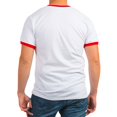 thumbnail image 2 of CafePress - Chicago Flag T Shirt - 100% Cotton Ringed T-Shirt, 2 of 4