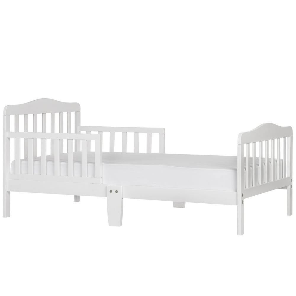 Dream on Me Classic Design Toddler Bed, White