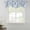 Blue, variant on Blue Garden Forest Tie Up Valance Curtains for Windows, Kitchen Curtains Window Treatments, Modern Art Vintage Nature Rock Short Window Shades Valances for Bedroom Bathroom Cafe 54"x18"
