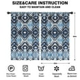 thumbnail image 2 of Blackout Kids Curtains,Boho Bohemia Flower Childrens Insulated Curtains Set Of 2,Bedroom Essentials,Toddler Room Decor 52"x84"(132x213cm), 2 of 4