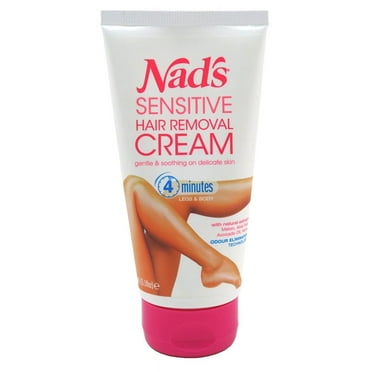 Nads Sensitive Hair Removal Cream For Legs and Body, 5.1 oz, 2 Pack
