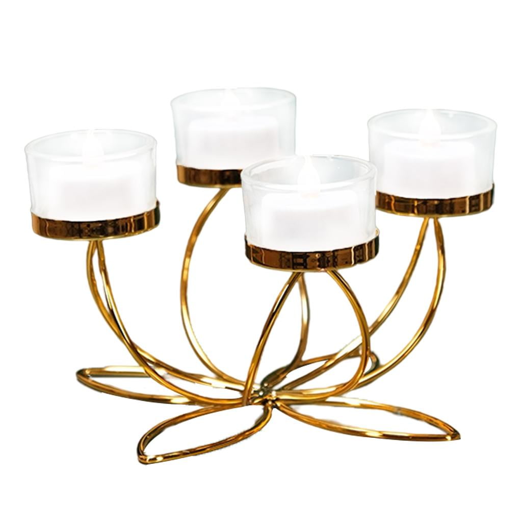 Candle Stand Pillar Candelabra Decorative Candlestick Holder for Living