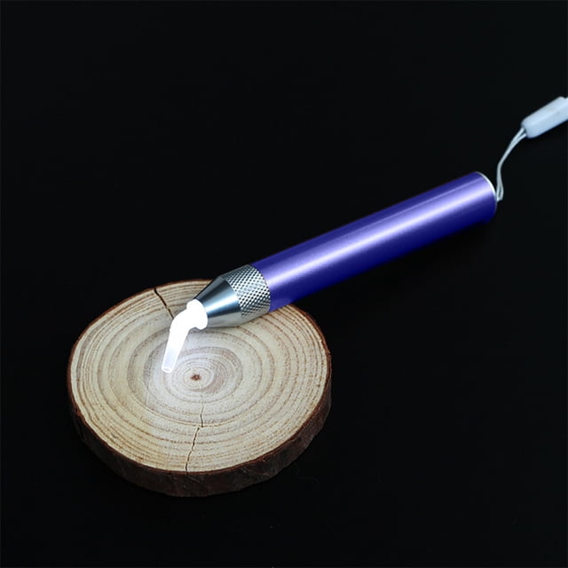 Cuadros Decorativos Kits de pluma de perforación de punto de iluminación USB con 5 piezas de puntas Herramientas de pintura de diamante (B) Ehuebsd embutido en tela