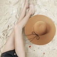 thumbnail image 5 of XINPING Women's Oversized Plain Straw Sun Hat, Wide Brim UV Protection Beach Vacation Hat, Breathable and Lightweight Roll Up Floppy Cap for Summer and Travel, 5 of 5