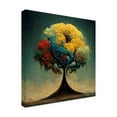 thumbnail image 4 of Canvas Wall Art - Ray Heere 'Tree Of Life 16' Wall Art for Living Room, Bedroom, or Office DÃ©cor by Trademark Fine Art - 35 x 35 Inches, 4 of 4