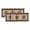 Brown, variant on 2 Panels Watercolor Flowers Beige Valance for Windows, Spring Summer Retro Botanical Light Filtering Kitchen Curtains, Rod Pocket Window Treatment Curtain Valances for Living Room Bedroom, 42"x12"