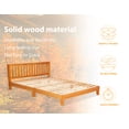 thumbnail image 6 of CL.HPAHKL Bed Frame Queen Size with Headboard, Solid Wood Foundation Queen Platform Bed, 13 Strong Wood Slats Support Mattress Frame Bed, Queen Bed Frame No Box Spring Needed, Easy Assembly, No Noise, 6 of 7