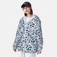 thumbnail image 3 of Balery Seaside Primary Color Sudadera ligera de manga larga con capucha y protección solar UPF 50+ para hombre y mujer, ideal para pesca y running-Large, 3 of 7