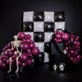 thumbnail image 4 of LQQBOX Black and White Double Sided Square Foil Balloons Wall,19 Inches Chrome Foil Balloons Tunnel Arch Kit for Bachelorette, Anniversary, Wedding, Birthday Party Background Decoration, 4 of 7