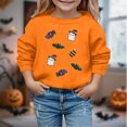 thumbnail image 2 of Gyujnb Kids Halloween , Halloween Print Pullover Long Sleeve Casual Sweatshirt for Kids Girls and Boys Cozy Jacket Top, Halloween Outfits,5-6 Years, 2 of 4