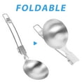 thumbnail image 3 of HEALEEP 1Pack Portable Camping Utensil Foldable Spoon for Travel and Outdoor Adventures, 3 of 8