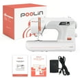 thumbnail image 1 of Poolin EOC2100 Computerized Sewing Machine with 107 Stitches  & 8 Buttonhole Styles Auto Needle Threader & Accessories for Quilting & Sewing Project, 1 of 10