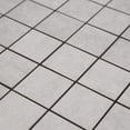 thumbnail image 6 of The Tile Life Quell 4" x 4" Gray Matte Porcelain Mosaic Tile Sample, 1 Piece, 6 of 7