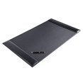 thumbnail image 2 of Dacasso Rustic Black Leather 34" x 20" Side-Rail Desk Pad, 2 of 5