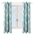 thumbnail image 4 of Marine Coral 2 Panels Blackout Curtains for Bedroom Living Room Drapes Kitchen Room Window Blackout Curtain Grommet, 4 of 6