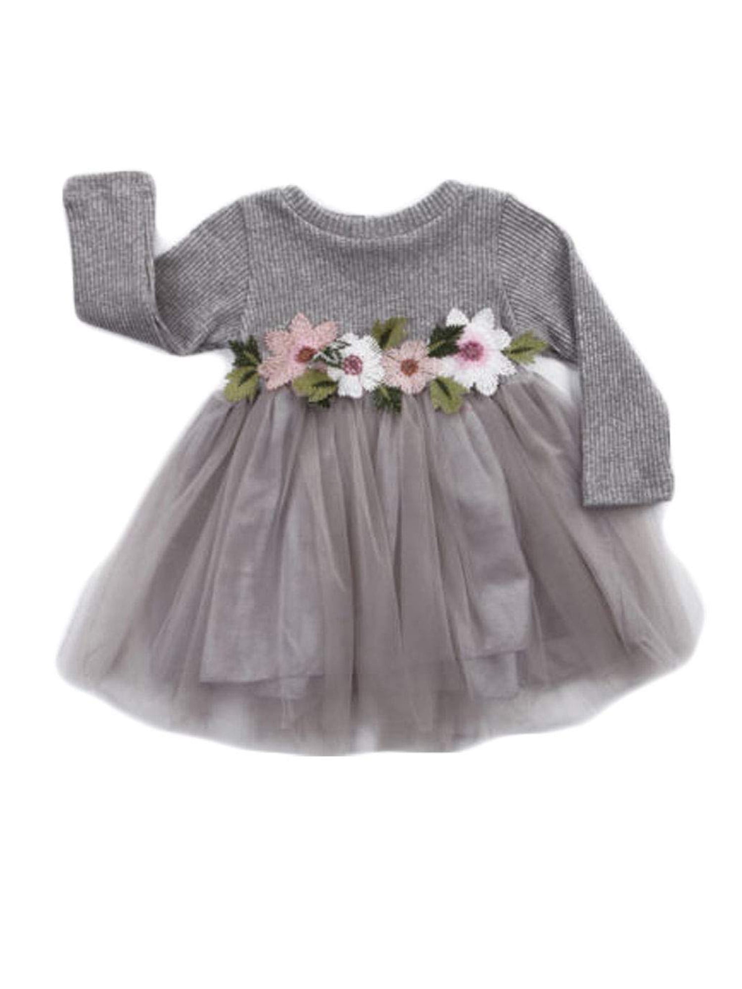 girls long sleeve jersey dress