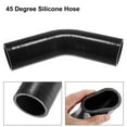 thumbnail image 4 of 51mm 2" ID 45 Degree Reducer Hose Silicone Hose Coupler Intercooler Tube Black for Car Intercooler Intake Piping, 4 of 6