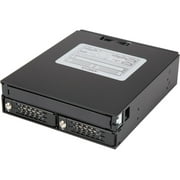 ICY DOCK MB994IKO-3SB Rugged Full Metal 2 Bay 2.5" SAS/SATA HDD & SSD Backplane Cage with Slim ODD Tray and Locking Trays for External 5.25" Bay