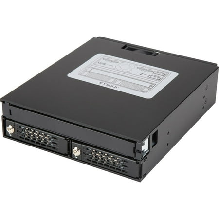 UPC: 0884826508052 | ICY DOCK MB994IKO-3SB Rugged Full Metal 2 Bay 2.5  SAS/SATA HDD & SSD Backplane Cage with Slim ODD Tray and Locking Trays for External 5.25  Bay