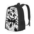thumbnail image 3 of Jack And Sally Night-Mare Before Christmas Backpack,3d Print Laptop Backpack Lightweight Casual Daypack Bookbag Multi-Function Travel Backpack, 3 of 5