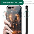 thumbnail image 3 of Compatible with iPhone SE 2022 Case, Burning Deer Antlers, Anti-Scratch Soft TPU Shockproof Unique Protective Cover Pattern Design, 3 of 6