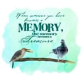 thumbnail image 2 of Watercolor Decal When Someone You Love Becomes A Treasure Living Room Wall Decal for Family Watercolor Background Lettering Quotes Cute Themed Room Décor - Size: 10 In x 9 In, 2 of 5
