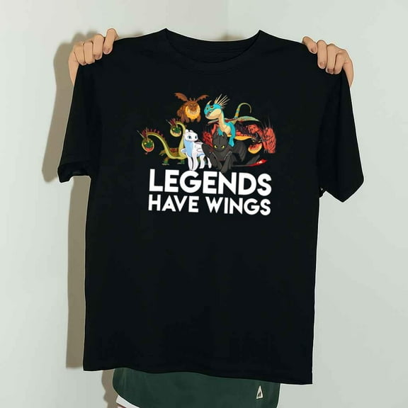 HTTYD 3 The Hidden World Legends Have Wings Unisex T-Shirt up to 5XL
