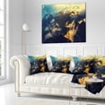 thumbnail image 2 of Designart Sunset on Hill above Clouds - Landscape Printed Throw Pillow - 18x18, 2 of 4