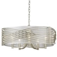 thumbnail image 4 of Zara 5 Light Chandelier in White Gold, 4 of 6
