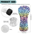 thumbnail image 6 of Yuyamidu Colorful Leopard Print Golf Club Covers Driver Headcover Hybrid Headcover Fairway Wood Head Covers Fashion Golf Headcovers PU Leather Golf Headcovers for Golf Clubs Women Golfer, 6 of 7