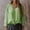 Green plus size boho tops a1, variant on Women Plus Size Fall V Neck Long Sleeve Solid Boho Casual Blouse Dressy Tunic Tops for Curvy Figures Spring Travel Outfits, Light Blue 3XL